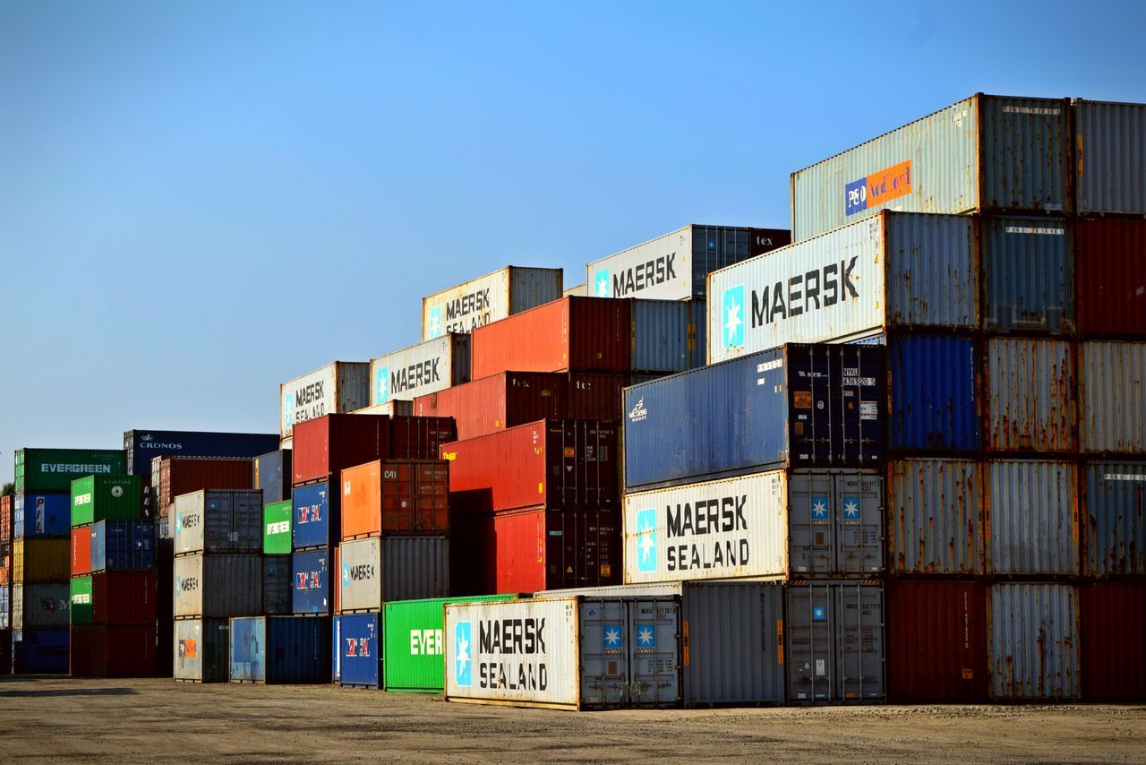 Export containers loaded with checked, documented cartons leaving Chittagong