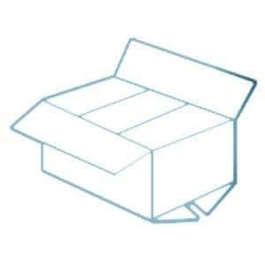 Line diagram of an Overlap Slotted Container (OSC)