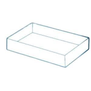 Line diagram of a corrugated tray